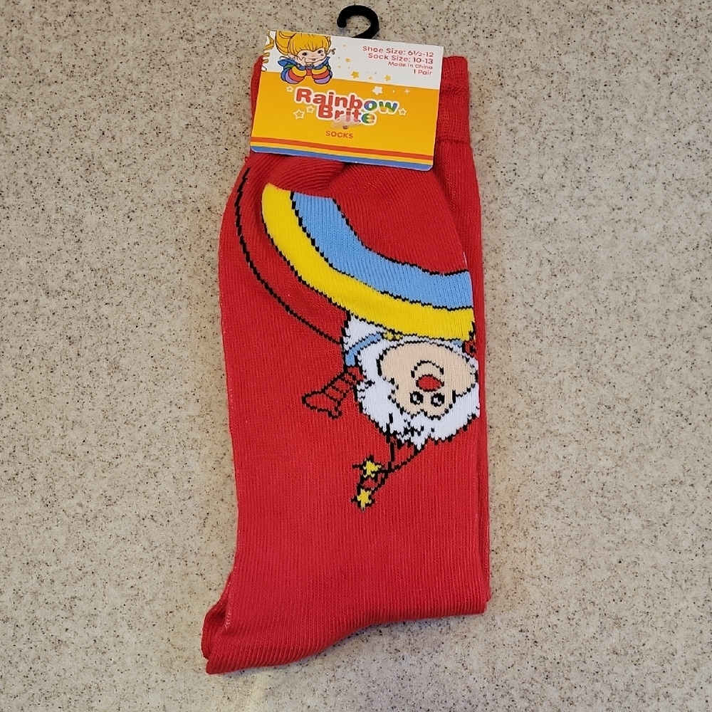 Rainbow Brite Red Women's Socks